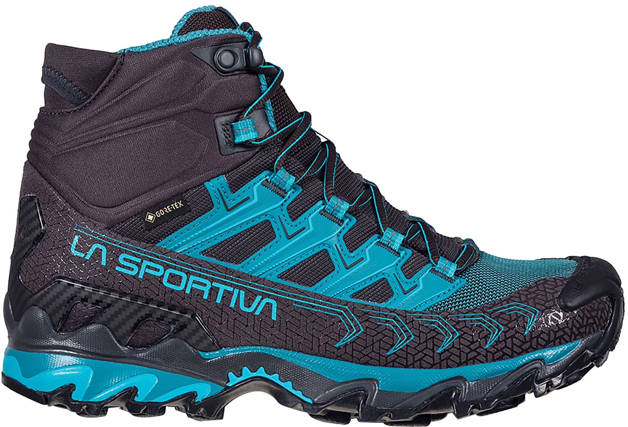 Photos - Trekking Shoes La Sportiva Women's Ultra Raptor II Mid Hiking Boots, Size 40, Carbon/Topa 