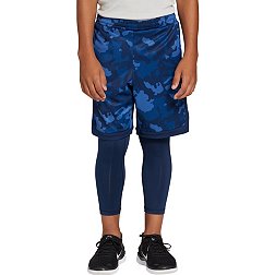 DSG Boys' 2-in-1 Mesh Shorts with Tights