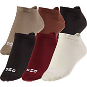 DSG Women's Low Cut Liner Socks Multicolor 6 Pack
