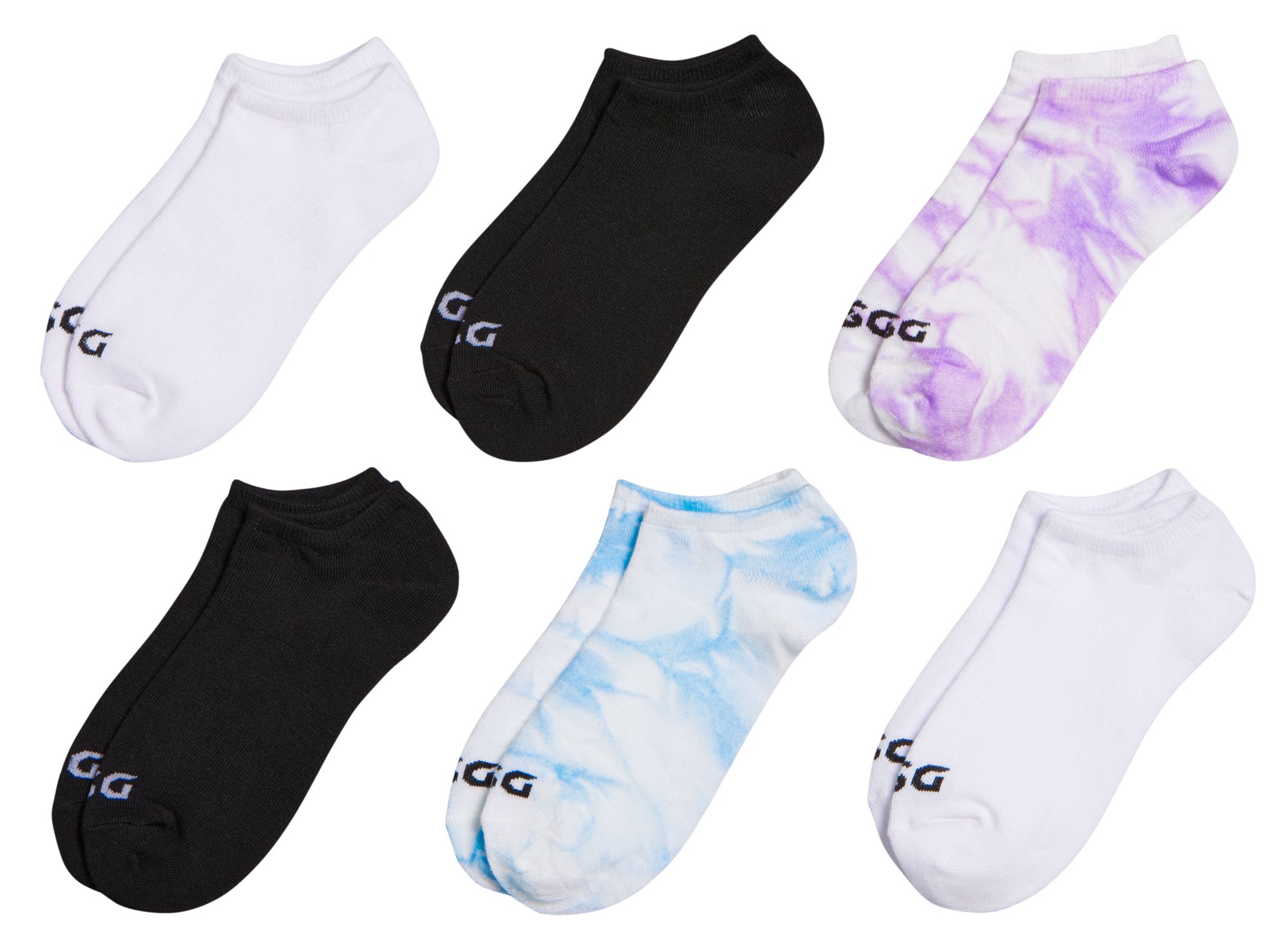 White/Black/Tie Dye