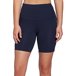 Plus Size) DSG Women's Mid-Rise Performance 7 Athletic Shorts Grey Size 2X