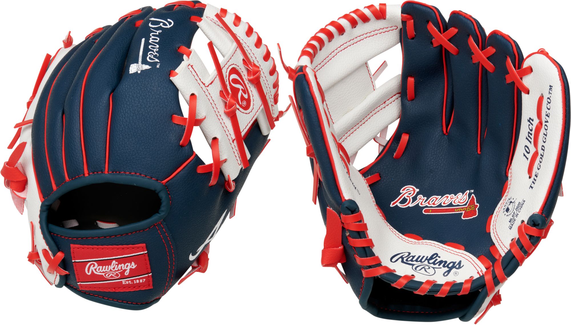 Rawlings Youth Atlanta Braves 10" Team Logo Glove