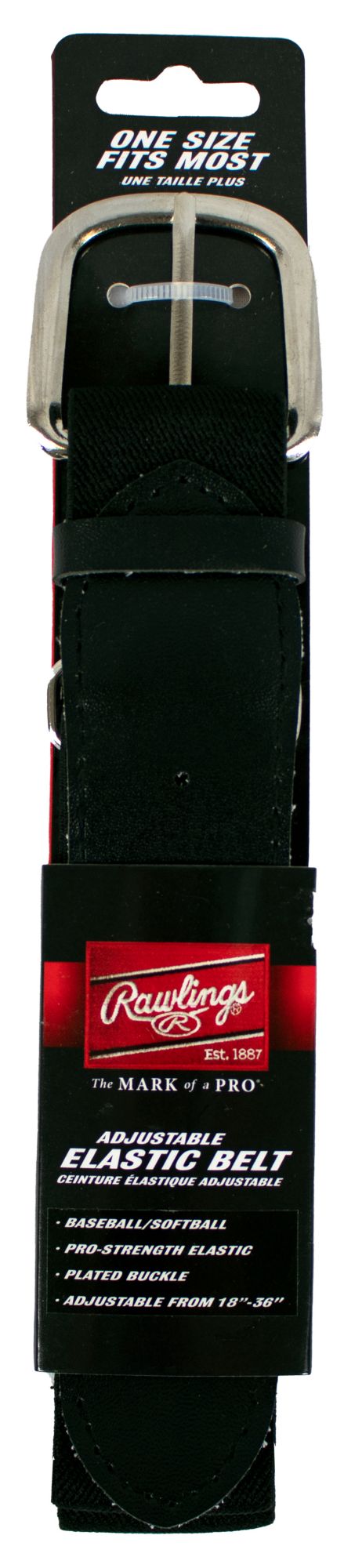 Rawlings Adult Adjustable Baseball/Softball Belt