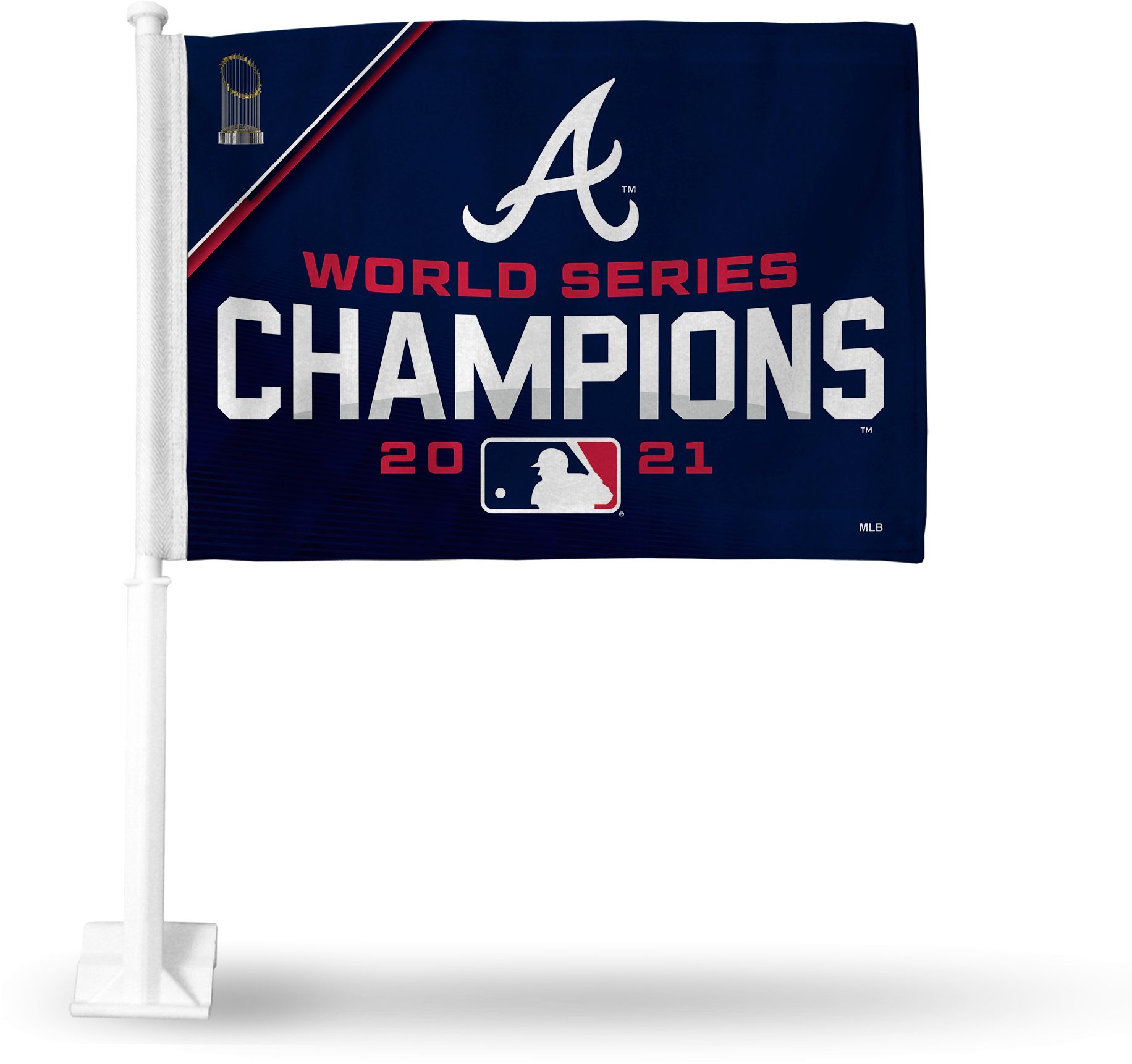 Rico 2021 World Series Champions Atlanta Braves Car Flag
