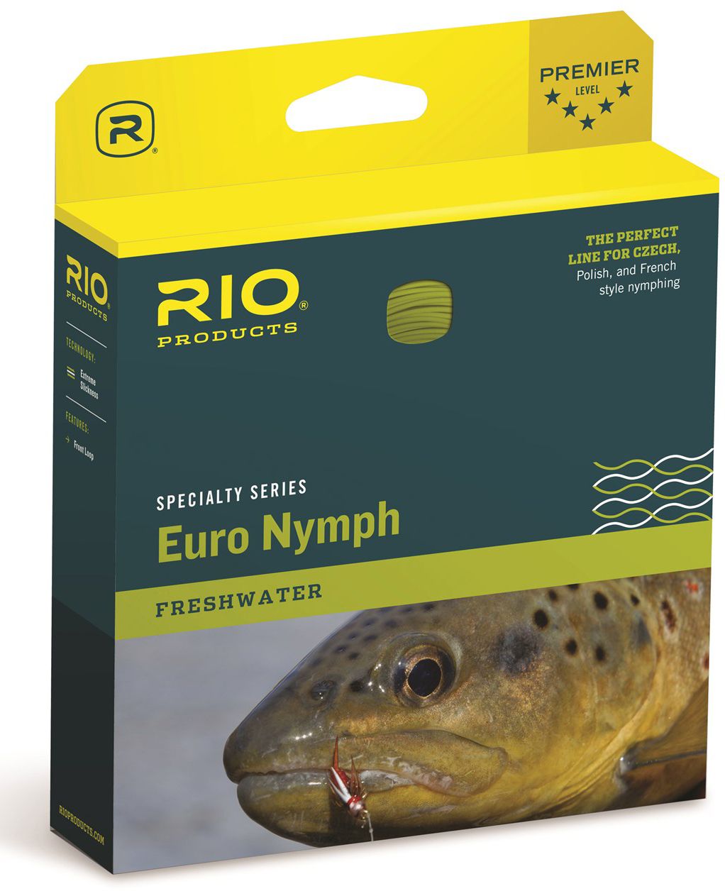 Photos - Other for Fishing Rio Products Euro Style Nymphing Fly Line, Silver/Orange 21RIOUFPSRNYMPHLN 
