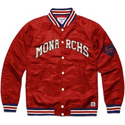 Charlie Hustle Kansas City Monarchs Red Full-Zip Varsity Jacket