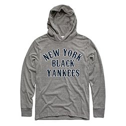 Charlie Hustle New York Black Yankees Grey Pullover Hoodie