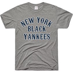 Charlie Hustle New York Black Yankees Grey Museum T-Shirt