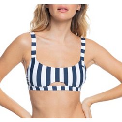 Roxy Women's Parallel Paradiso Reversible Bralette Bikini Top