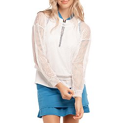 Lucky In Love Women's Nothing But Net Long Sleeve Pullover