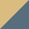Brushed Gold/Blue