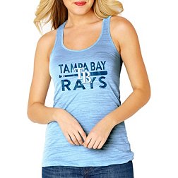 Soft As A Grape Women's Tampa Bay Rays Blue V-Neck T-Shirt