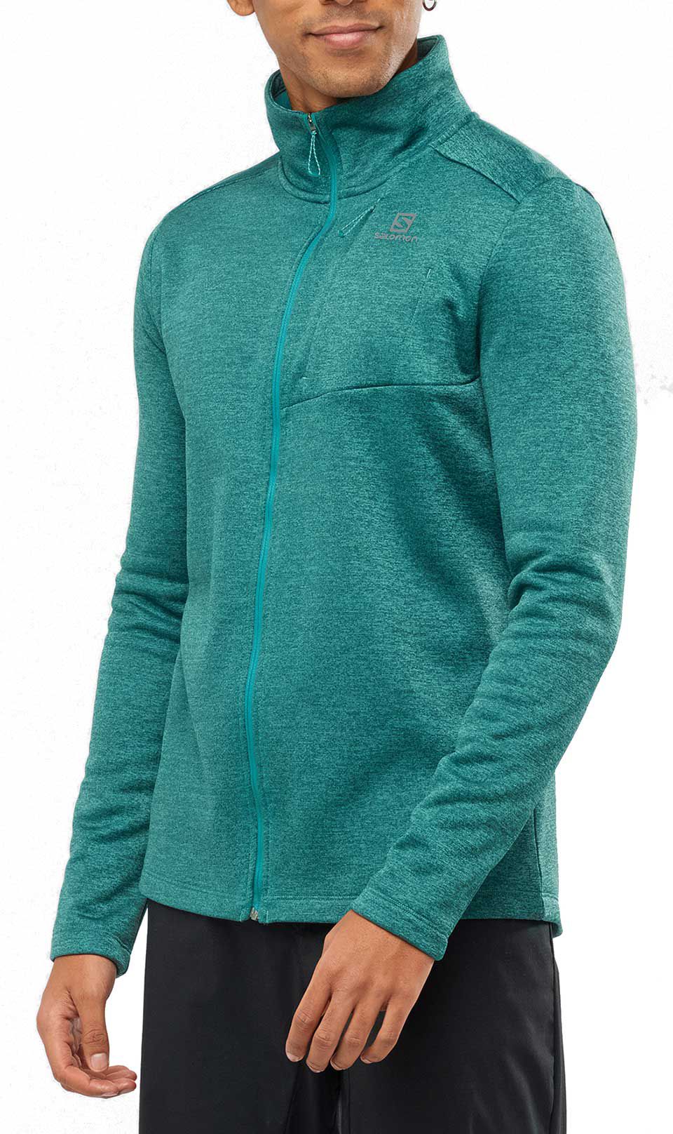 Salomon Men's Essential Lightwarm Full Zip Midlayer Fleece