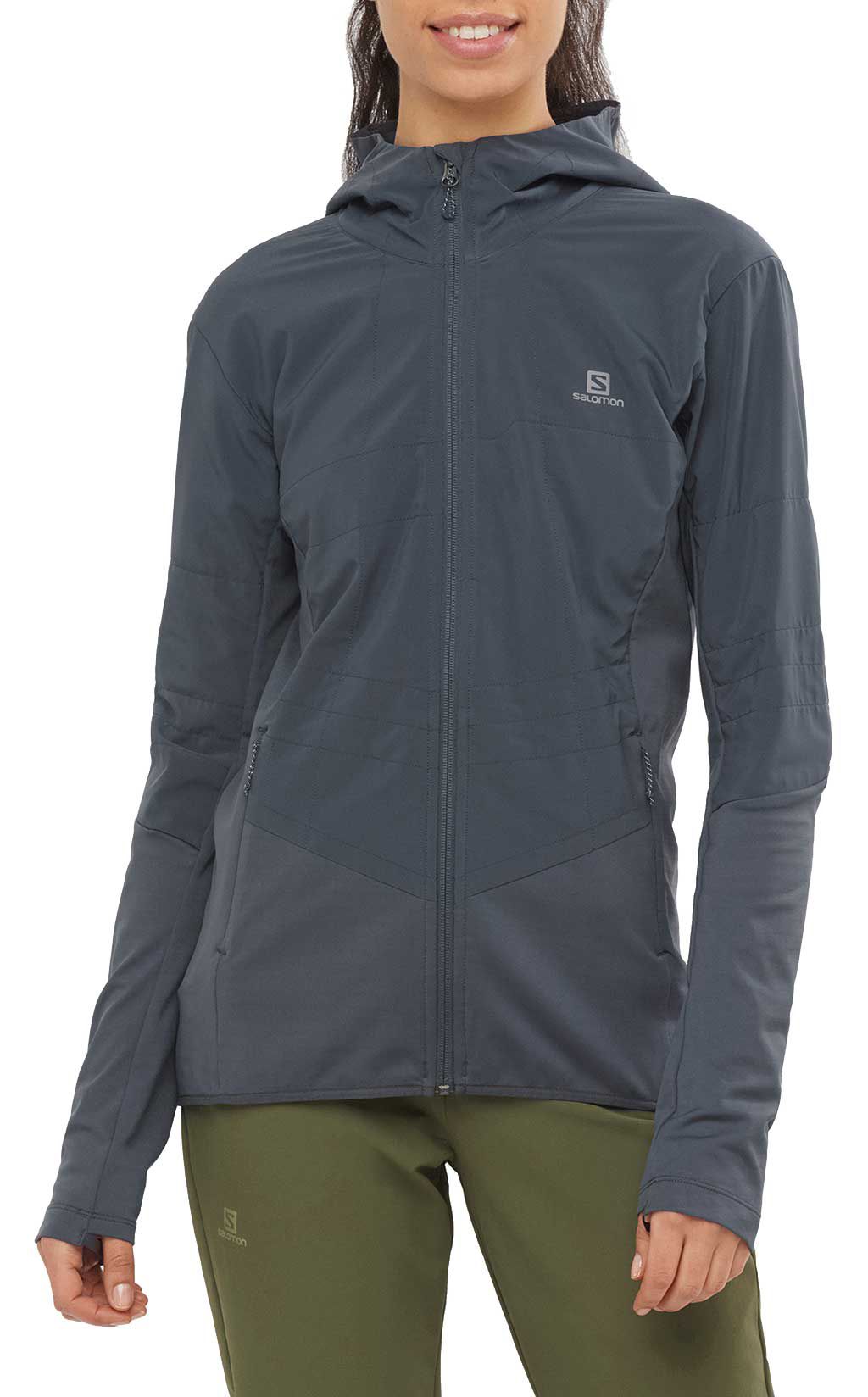 Salomon Women's Outline All Sea Hybrid Midlayer Jacket