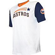 Stitches Men's Houston Astros White  V-Neck T-Shirt