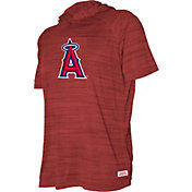 Stitches Youth Los Angeles Angels Red Short Sleeve Pullover Hoodie