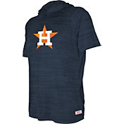 Stitches Youth Houston Astros Navy Short Sleeve Pullover Hoodie