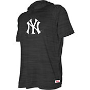 Stitches Youth New York Yankees Black Short Sleeve Pullover Hoodie