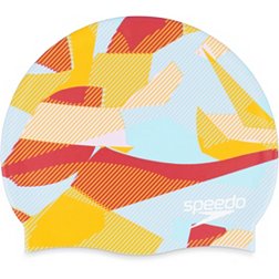 Speedo Adult Elastomeric Printed Swim Cap