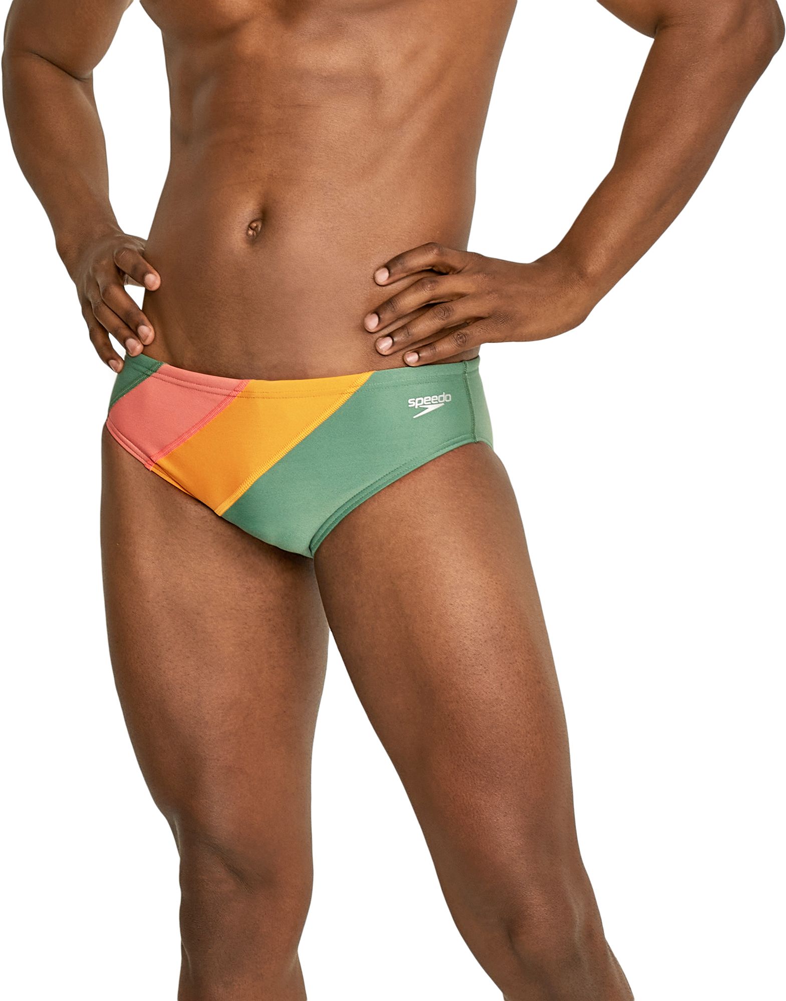 Speedo Men's Colorblock One Swim Brief