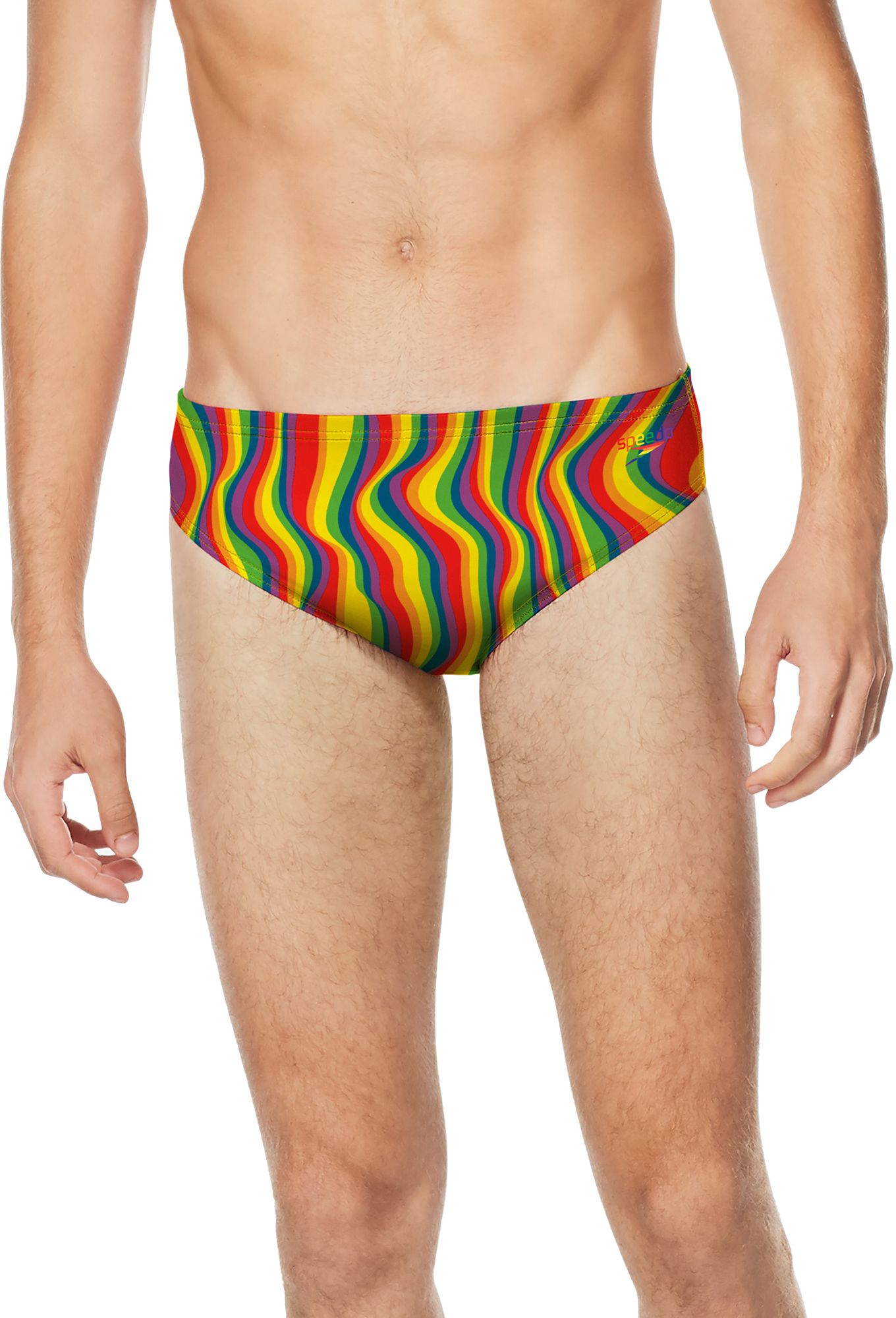 Speedo Men's Pride Printed One Swim Briefs