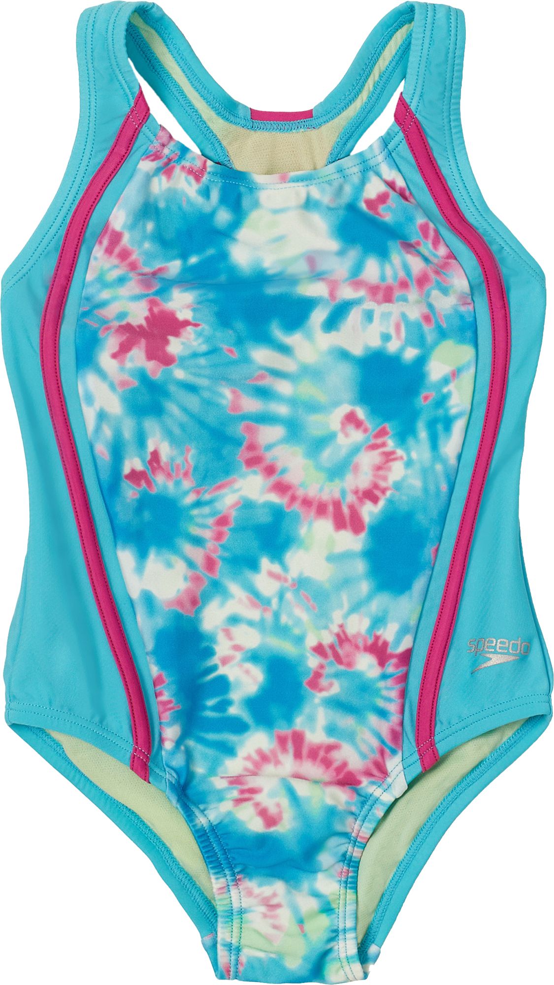 Speedo Toddler Printed Sport Splice One Piece Swimsuit