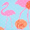Flamingo Print