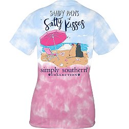 Simply Southern Girls' Kisses Graphic T-Shirt