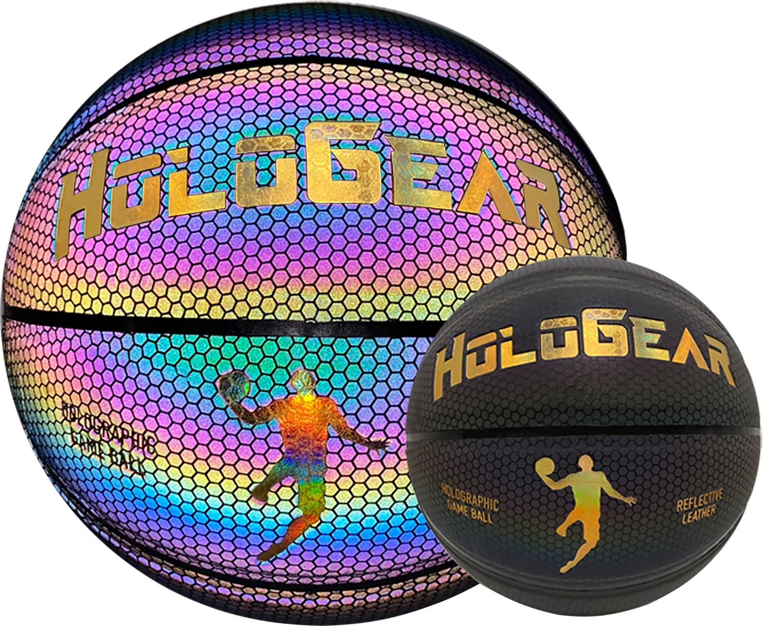 HoloGear Glowing Reflective Official Basketball