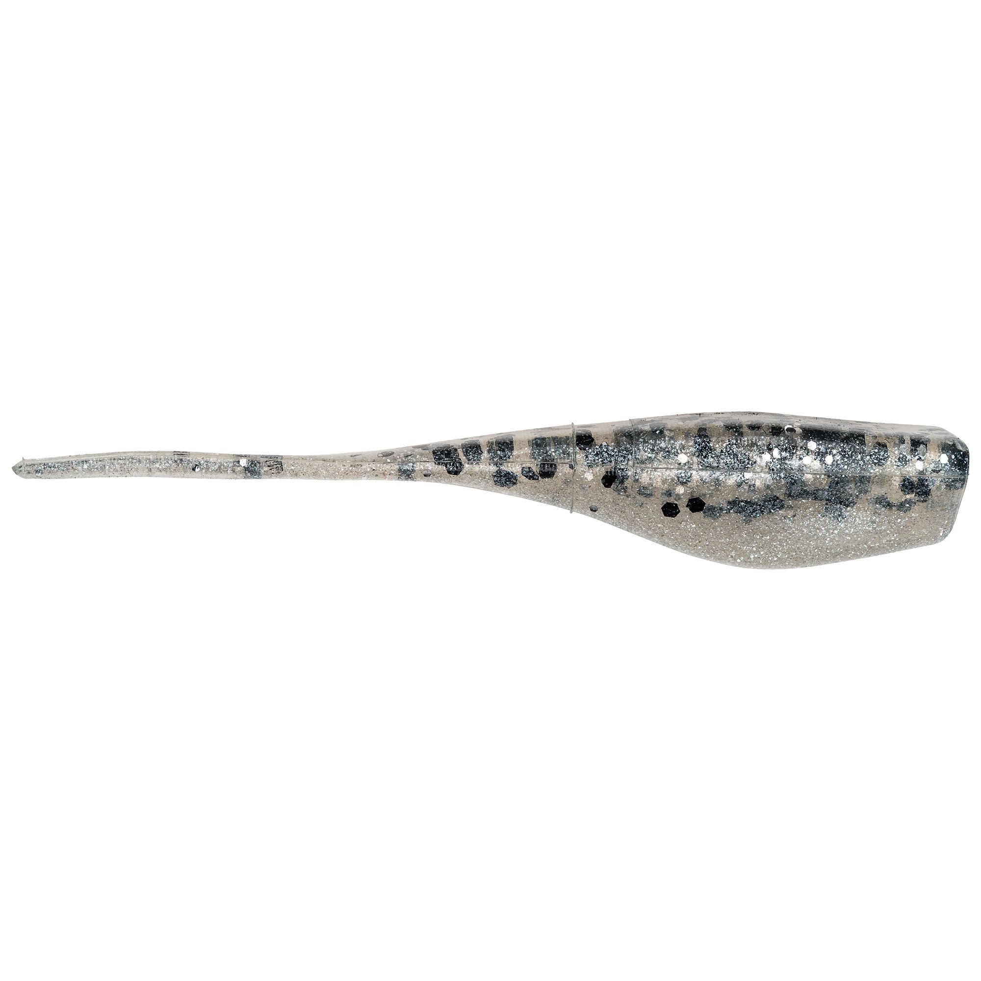 Strike King Mr. Crappie Lightning Shad Soft Bait, Salt And Pepper