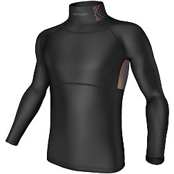 Shock Doctor Men's Ultra Compression Hockey Long Sleeve Shirt with Neck Guard
