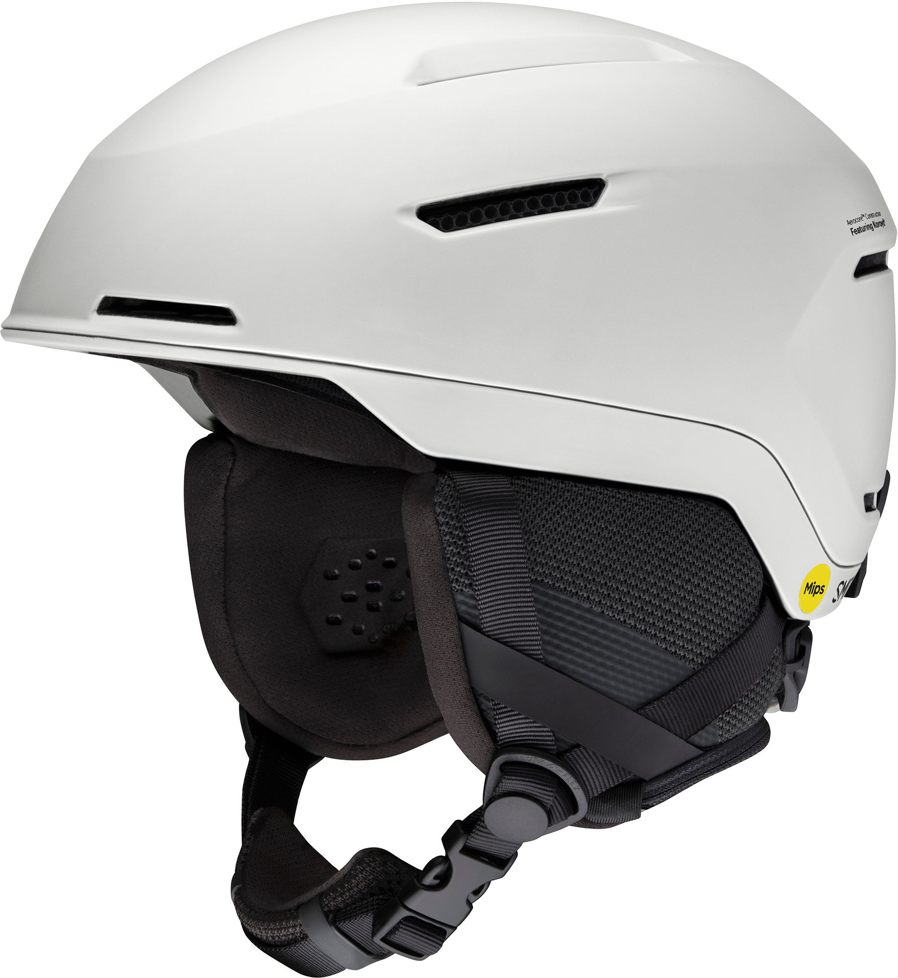 Photos - Protective Gear Set Smith Adult ALTUS Snow Helmet, Medium, Matte White 21SOPALTSBLCKCHRCSSP 