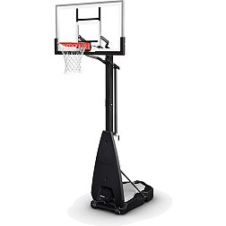Spalding Ultimate Hybrid 54" Tempered Glass Portable Basketball Hoop