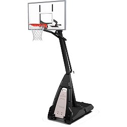 Spalding The Beast 54" Tempered Glass Portable Basketball Hoop