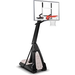 Spalding The Beast 60" Tempered Glass Portable Basketball Hoop