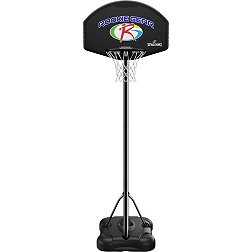 Spalding 32" Rookie Gear Eco-Composite Telescoping Portable Basketball Hoop