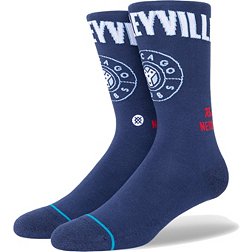 Stance Men's Chicago Cubs Navy 2021 City Connect Crew Socks