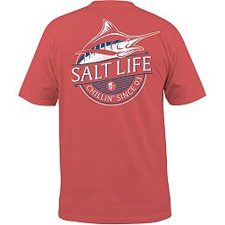 Salt Life Men's Chillin' Marlin Short Sleeve Graphic T-Shirt