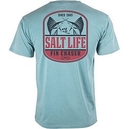 Salt Life Men's Fin Chaser Duel Short Sleeve Graphic T-Shirt