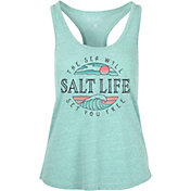 Salt Life Women's Set You Free Tri-Blend Racerback Tank Top