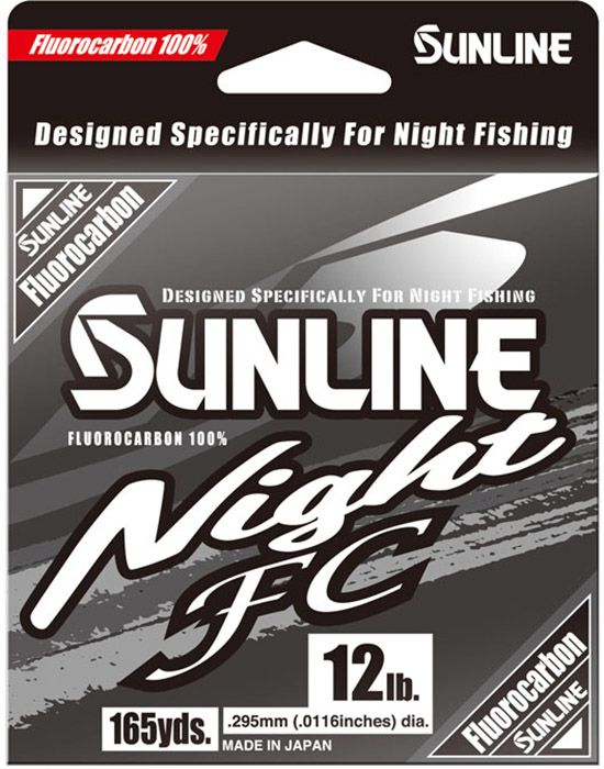 SUNLINE Night 12 lb 165 yd Fluorocarbon Fishing Line