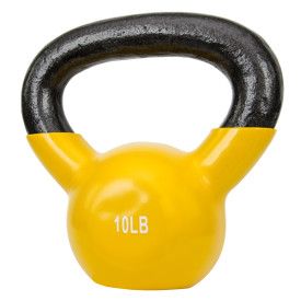 Sunny Health &amp; Fitness Vinyl Coated Kettlebell