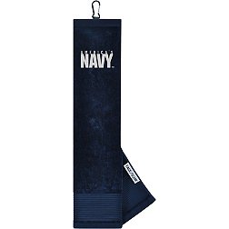 Team Effort Navy Tri-Fold Golf Towel
