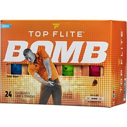 Top Flite 2022 BOMB Color Blast Golf Balls - 24 Pack