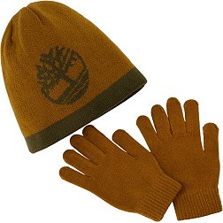 Timberland Reversible Logo Beanie & Glove Set