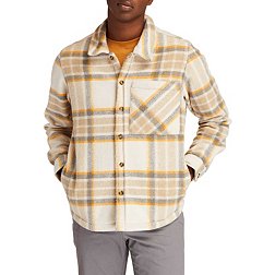 Timberland Men's Plaid Fleece Long Sleeve Shirt