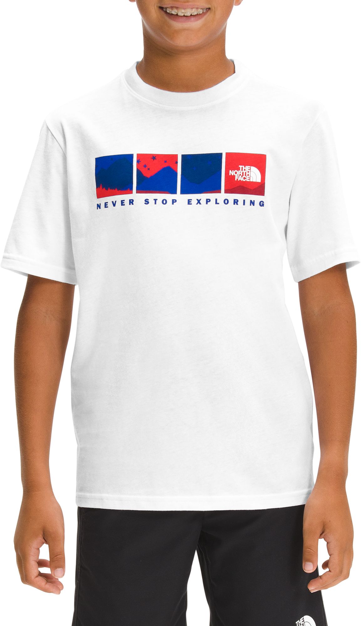TNF WHITE/HERO BLUE