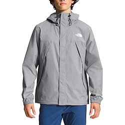 The North Face HyVent Girls Med 2 in 1 Rain Jacket Gray Red Zip Ski Double  Layer