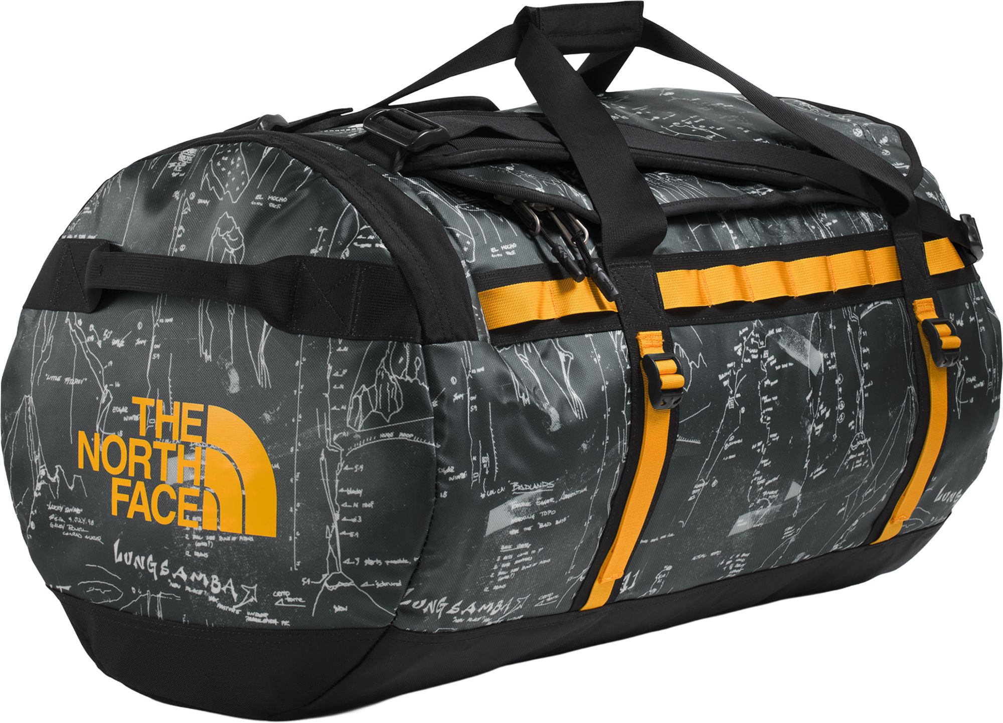 Anthracite Grey Conrad Topo Print/Summit Gold