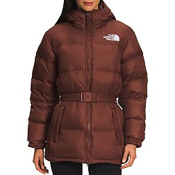 The North Face Women's Nuptse Belted Mid-Length Jacket